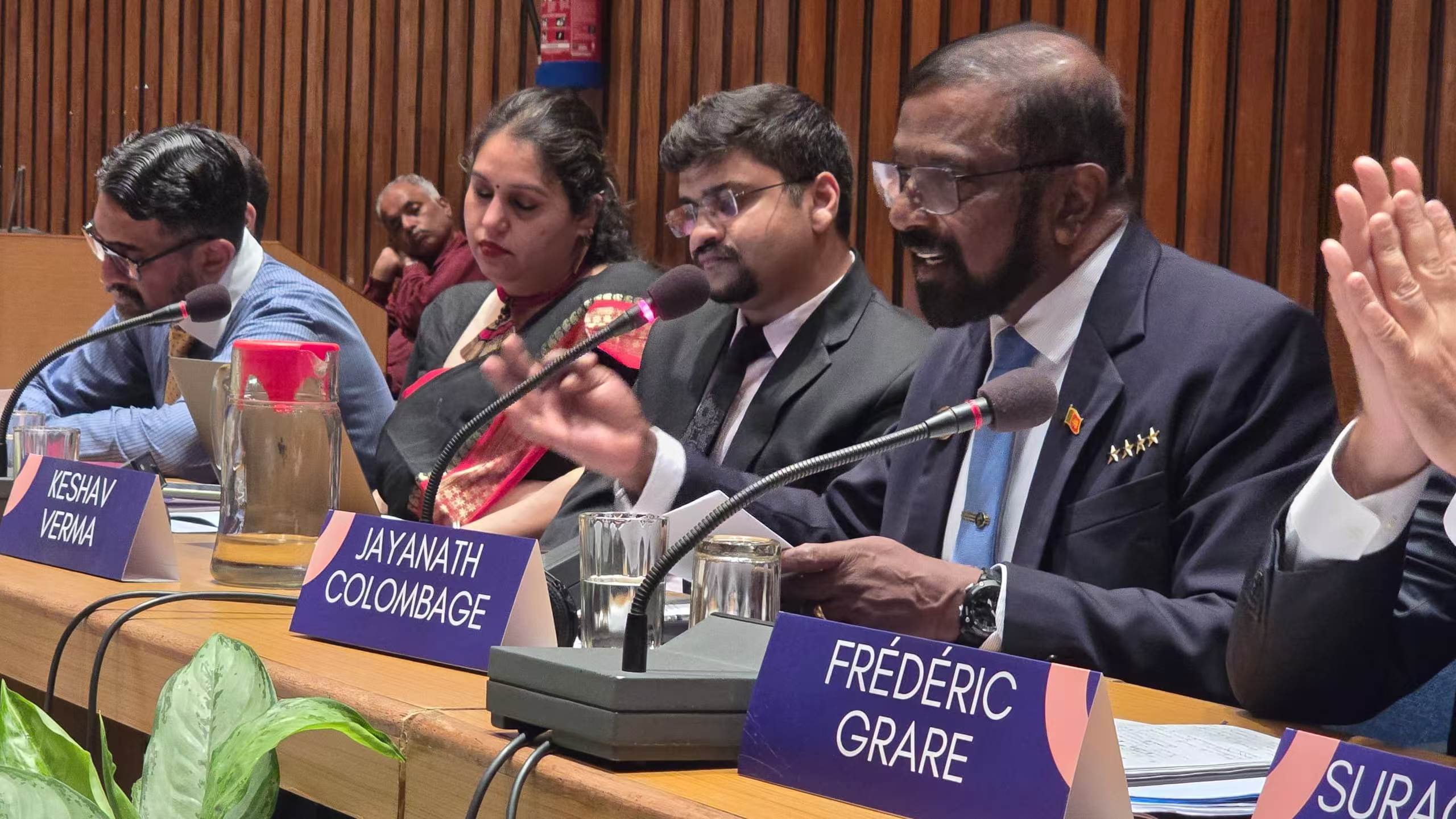 Admiral Jayanath Colombage Participated in A Workshop on Maritime Domain Awareness in India